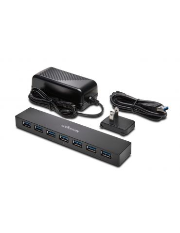 Kensington K39123EU hub-uri de interfață USB 3.2 Gen 1 (3.1 Gen 1) Type-A 5000 Mbit s Negru