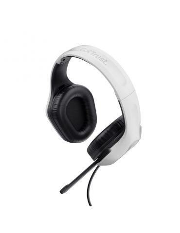 Trust GXT 415W Zirox Căști Prin cablu Bandă de fixare pe cap Gaming Alb