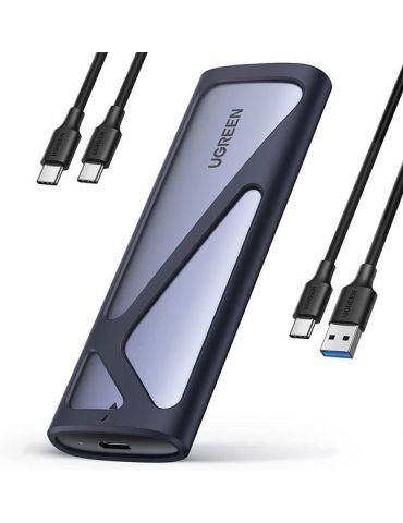 Ugreen 90264 carcasă disc memorie Carcasă SSD Gri M.2 - Tik.ro