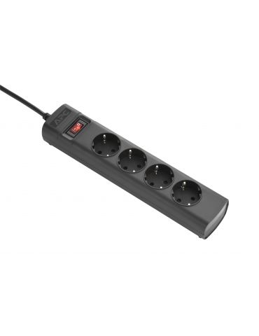 APC PZ42I-GR unități de distribuție a energiei electrice (PDU) 4 ieșire(i) AC Negru
