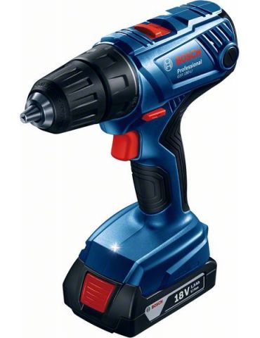 Bosch GSR 180 LI Masina de gaurit si insurubat cu 2 acumulatori Li-Ion 2Ah 54Nm + Valiza Bosch - 1