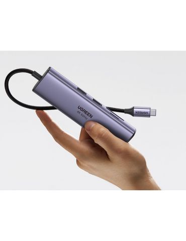 Ugreen 60515 stații de andocare și replicatoare de porturi pentru calculatoare portabile Prin cablu USB 3.2 Gen 1 (3.1 Gen 1)