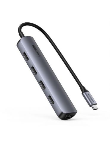 Ugreen 20197 stații de andocare și replicatoare de porturi pentru calculatoare portabile Prin cablu USB 3.2 Gen 1 (3.1 Gen 1) - Tik.ro