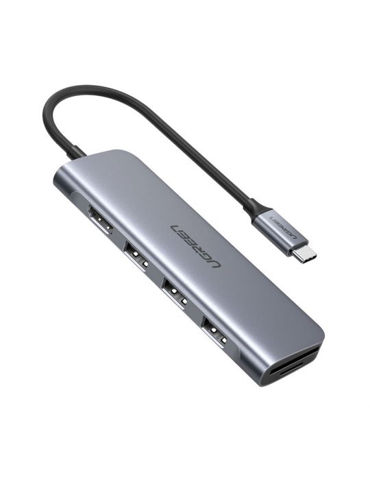 Ugreen 70410 hub-uri de interfață USB 2.0 Type-C 5000 Mbit s Argint