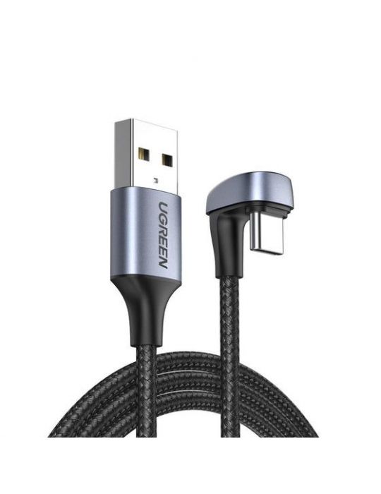 Ugreen 70313 cabluri USB 1 m USB 2.0 USB A USB C Negru, Gri