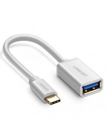 Ugreen 30702 cabluri USB 0,1 m USB 3.2 Gen 1 (3.1 Gen 1) USB C USB A Alb - Tik.ro