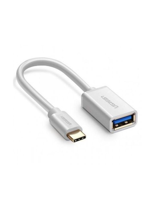 Ugreen 30702 cabluri USB 0,1 m USB 3.2 Gen 1 (3.1 Gen 1) USB C USB A Alb