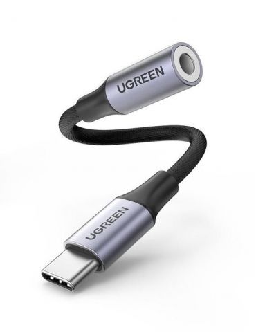 Ugreen 80154 cabluri pentru telefoanele mobile Negru, Gri USB C 3.5mm - Tik.ro