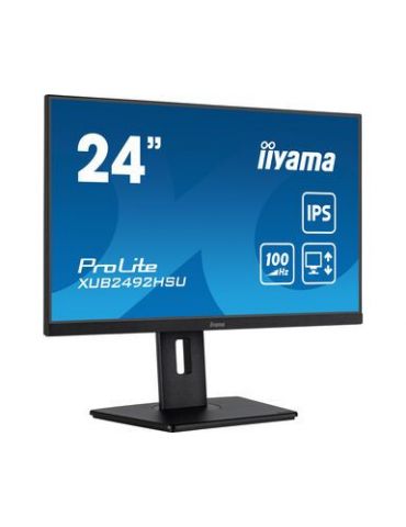 iiyama XUB2492HSU-B6 monitoare LCD 60,5 cm (23.8") 1920 x 1080 Pixel Full HD LED Negru