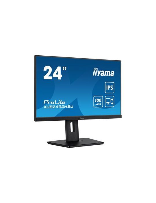 iiyama XUB2492HSU-B6 monitoare LCD 60,5 cm (23.8") 1920 x 1080 Pixel Full HD LED Negru