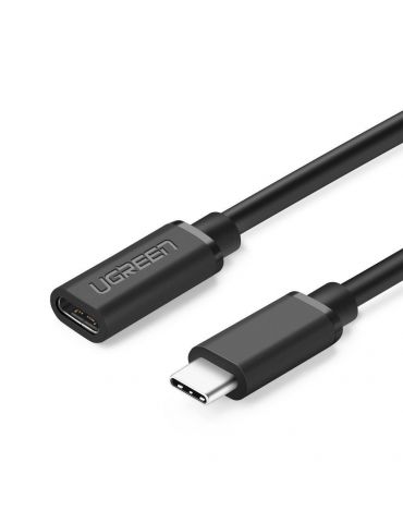 Ugreen 40574 cabluri USB 0,5 m USB C Negru - Tik.ro