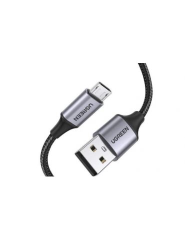 Ugreen 60148 cabluri USB 2 m USB 2.0 USB A Micro-USB A Negru - Tik.ro