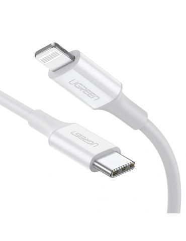 Ugreen 10493 cablu Lightning 1 m Alb - Tik.ro