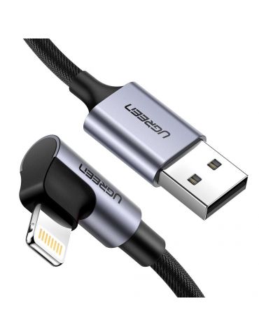 Ugreen 60521 cablu Lightning Negru, Gri - Tik.ro