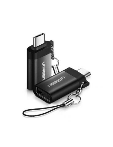 Ugreen 50283 adaptor mufă cablu USB C USB A Negru - Tik.ro