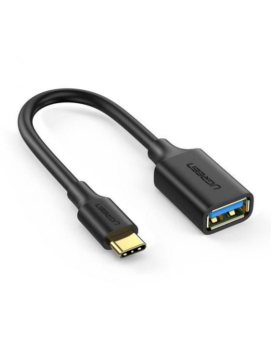 Ugreen 30701 cabluri USB 0,15 m USB 3.2 Gen 1 (3.1 Gen 1) USB C USB A Negru