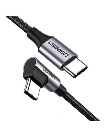 Ugreen 50125 cabluri USB 2 m USB 2.0 USB C Negru
