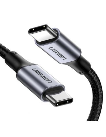 Ugreen 70427 cabluri USB 1 m USB 2.0 USB C Negru, Argint - Tik.ro