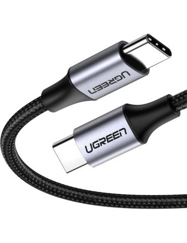 Ugreen 50150 cabluri USB 1 m USB 2.0 USB C Negru, Argint - Tik.ro
