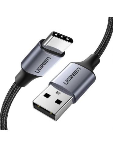 Ugreen 60126 cabluri USB 1 m USB C USB A Negru, Gri - Tik.ro