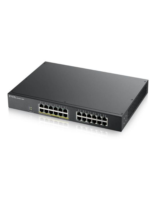 Zyxel GS1900-24EP Gestionate L2 Gigabit Ethernet (10 100 1000) Power over Ethernet (PoE) Suport Negru