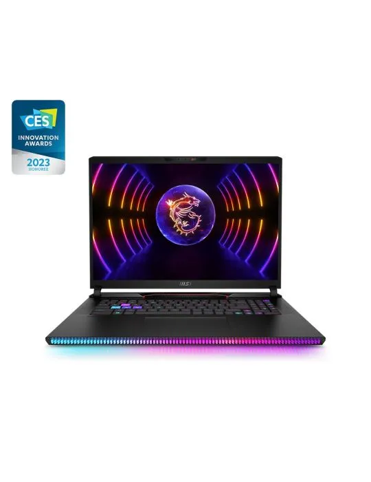 MSI Gaming GE78HX 13VH-251PL Laptop 43,2 cm (17") Quad HD+ Intel® Core™ i9 i9-13980HX 32 Giga Bites DDR5-SDRAM 2 TB SSD NVIDIA