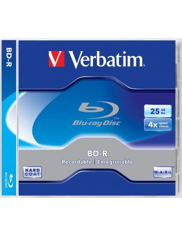 Verbatim BD-R SL 25GB 4x 5 Pack Jewel Case 25 Giga Bites 5 buc.