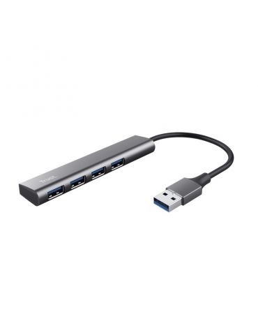 Trust Halyx USB 3.2 Gen 1 (3.1 Gen 1) Type-A 5 Mbit s Negru, Gri - Tik.ro