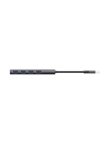 Trust Halyx USB 3.2 Gen 1 (3.1 Gen 1) Type-A 5 Mbit s Negru, Gri
