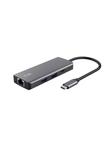 Trust Dalyx USB tip-C 1000 Mbit s Argint - Tik.ro