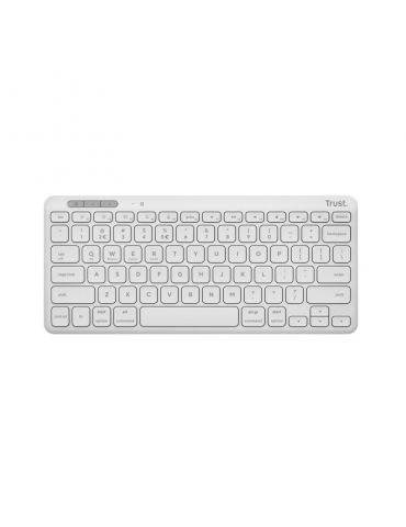 Trust Lyra tastaturi RF Wireless + Bluetooth QWERTY Engleză SUA Alb