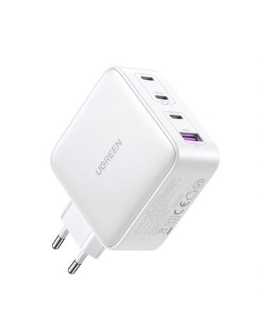 Ugreen 15337 încărcătoare pentru dispozitive mobile Universală Alb AC Încărcare rapidă De interior