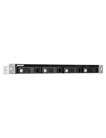 QNAP TR-004U carcasă disc memorie Cutie protecție HDD SSD Negru, Gri 2.5 3.5"