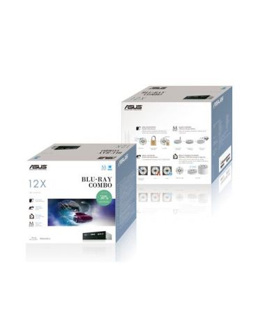 ASUS BC-12D2HT unități optice Intern Blu-Ray DVD Combo Negru