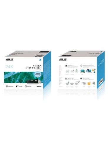 ASUS DRW-24F1MT unități optice Intern DVD±RW Negru