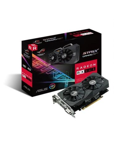 ASUS ROG-STRIX-RX560-4G-GAMING AMD Radeon RX 560 4 Giga Bites GDDR5 - Tik.ro