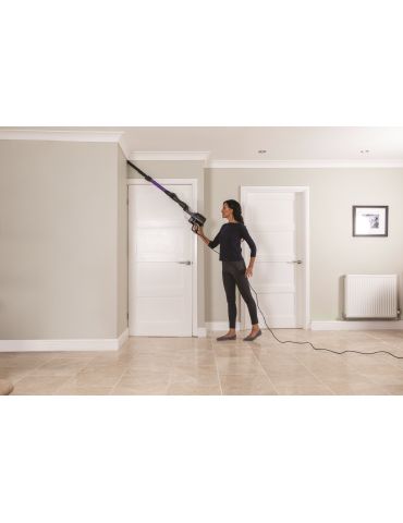 Shark HZ500EU aspirator vertical mătură electrică Usca HEPA Fără sac 0,4 L 450 W Negru, Purpuriu