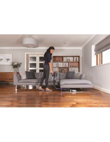 Shark HZ500EU aspirator vertical mătură electrică Usca HEPA Fără sac 0,4 L 450 W Negru, Purpuriu