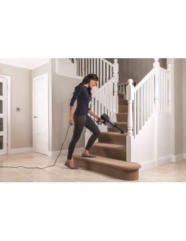 Shark HZ500EU aspirator vertical mătură electrică Usca HEPA Fără sac 0,4 L 450 W Negru, Purpuriu