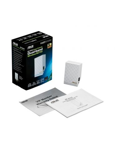 ASUS RP-AC52 Transmițător & receptor rețea Alb