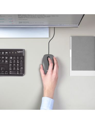 Logitech M100 mouse-uri Ambidextru USB Tip-A Optice 1000 DPI
