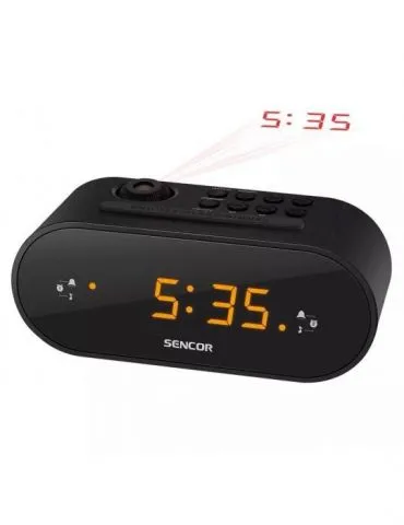 Radio cu ceas negru sencor - Tik.ro
