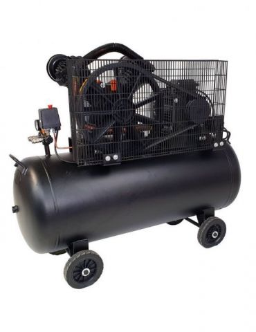 Stager HMV0.6/200-10 compresor aer 200L 10bar 600L/min trifazat angrenare curea Stager - 1