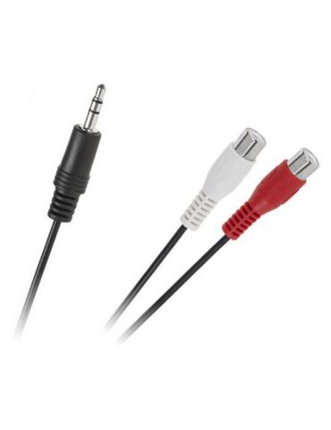 Cablu jack 3.5 -2rca mama 25cm - Tik.ro