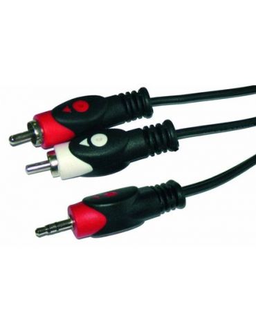 Cablu 3.5 - 2 rca 5m - Tik.ro