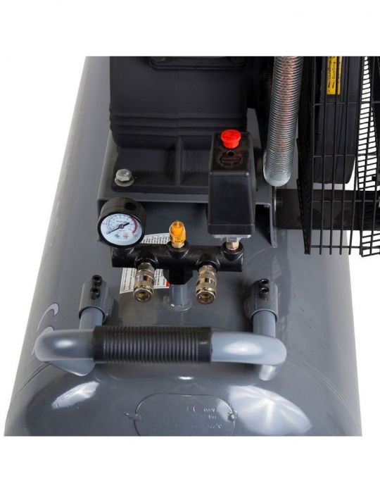 Stager HMV0.6/200 compresor aer 200L 8bar 600L/min trifazat angrenare curea Stager - 1