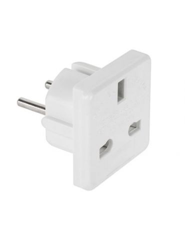 Adaptor tensiune uk alb - Tik.ro