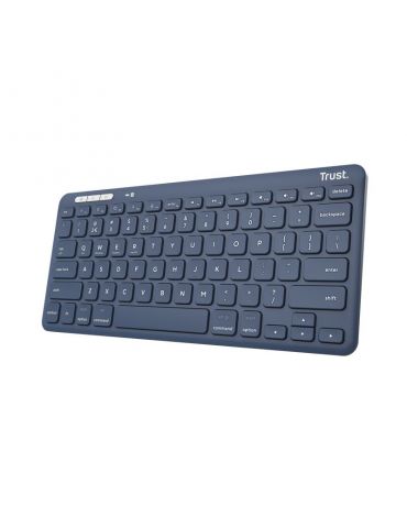 Trust Lyra tastaturi RF Wireless + Bluetooth QWERTY Engleză SUA Albastru - Tik.ro