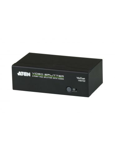 ATEN VS0102 distribuitoare de semnal video VGA 2x VGA - Tik.ro