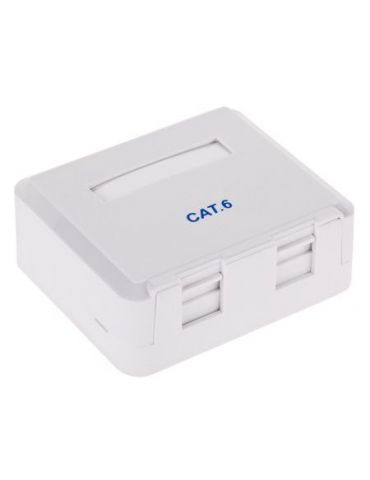 Priza dubla utp cat 6 - Tik.ro